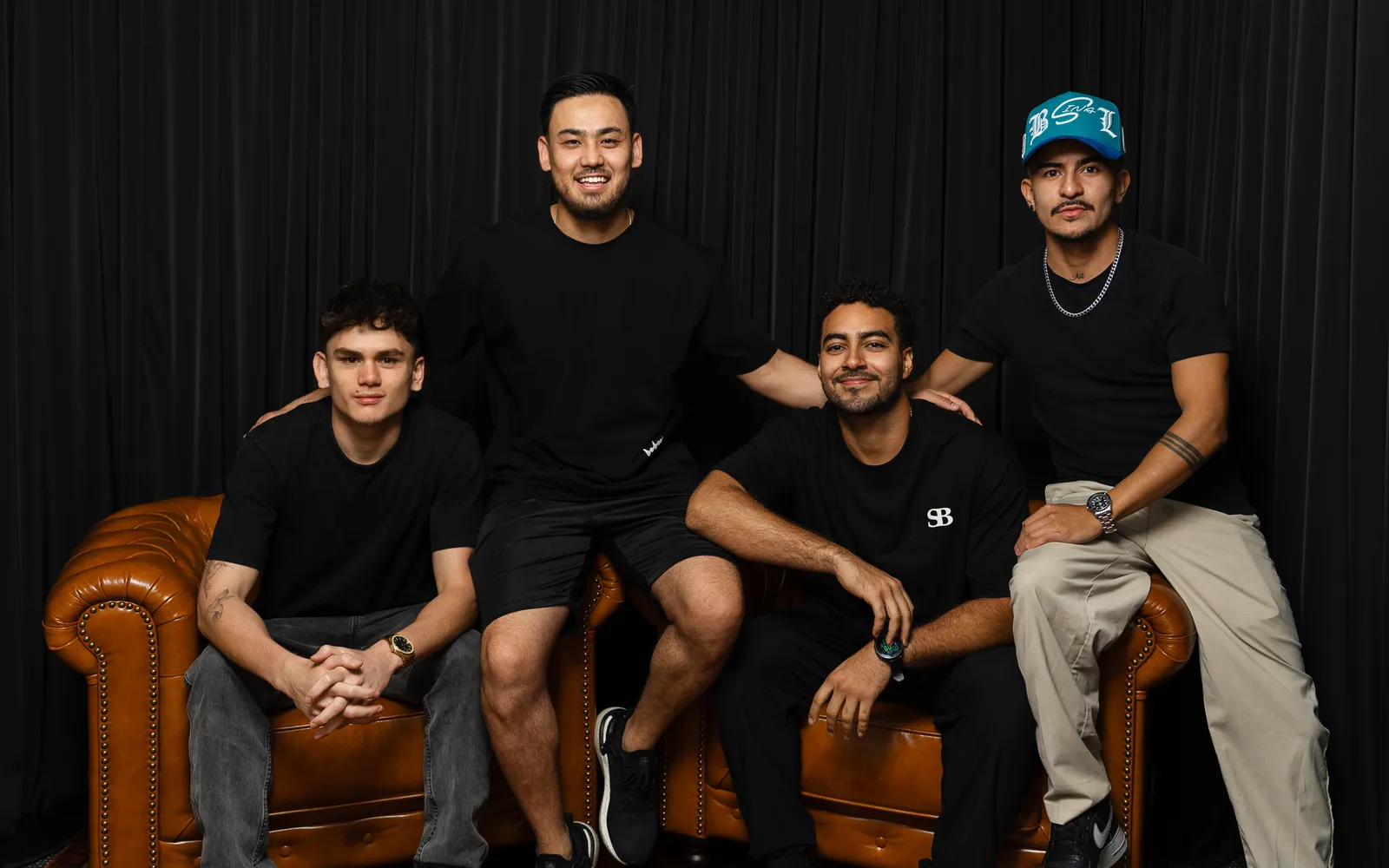 The Sina Blendz barber crew at the Southbank shop